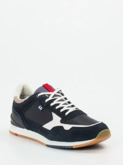 Lloyd – Sneaker aus geprägtem Leder in Dunkelblau