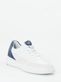 Lloyd – Sneaker aus Kalbleder und Veloursleder weiß