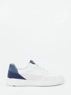 Lloyd – Sneaker aus Kalbleder und Veloursleder weiß