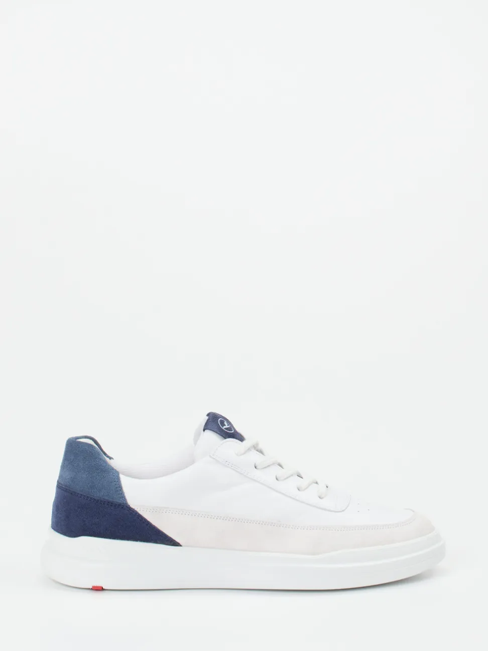 Lloyd – Sneaker aus Kalbleder und Veloursleder weiß