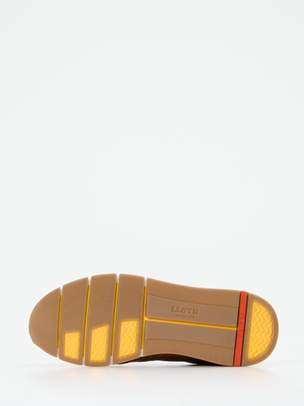 Lloyd – Sneaker aus Kalbleder in Cognacbraun