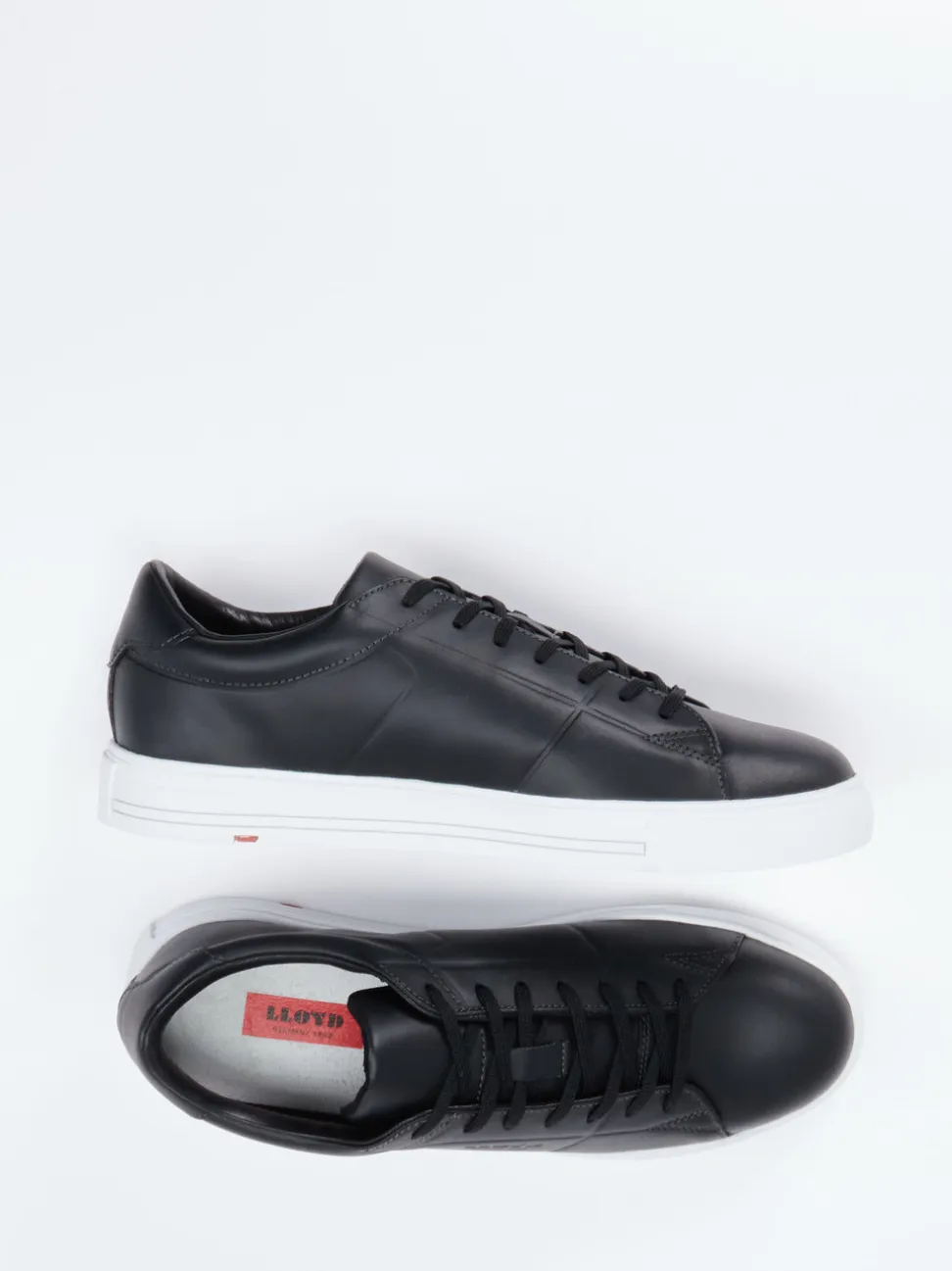 Lloyd – Sneaker aus Kalbleder schwarz