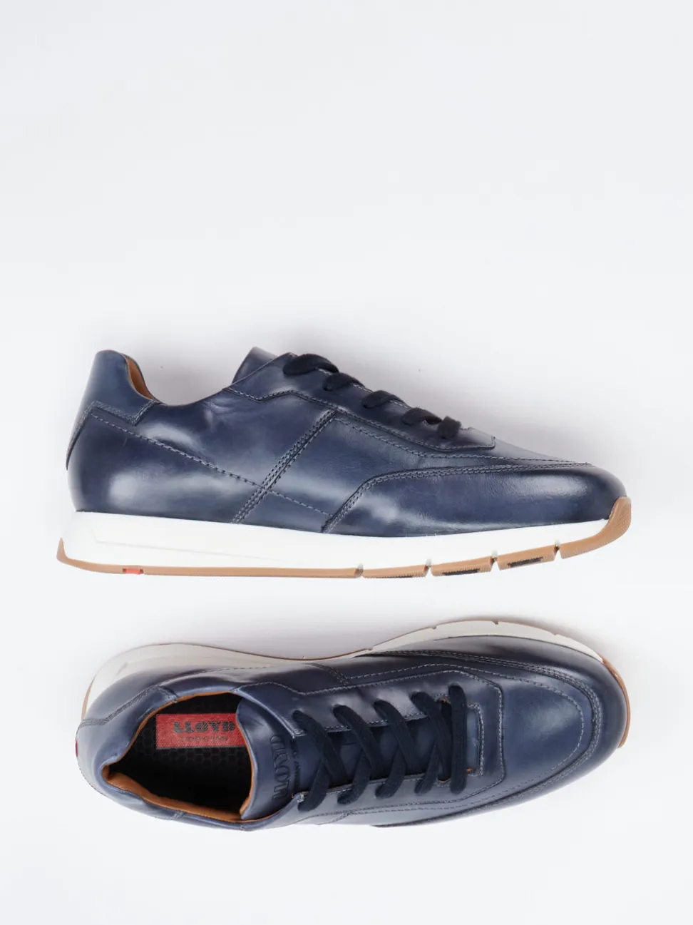 Lloyd – Sneaker aus Kalbleder in Dunkelblau