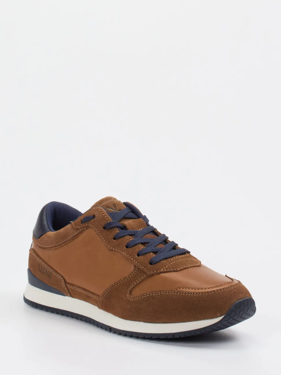 Lloyd – Sneaker aus Kalbleder cognacbraun