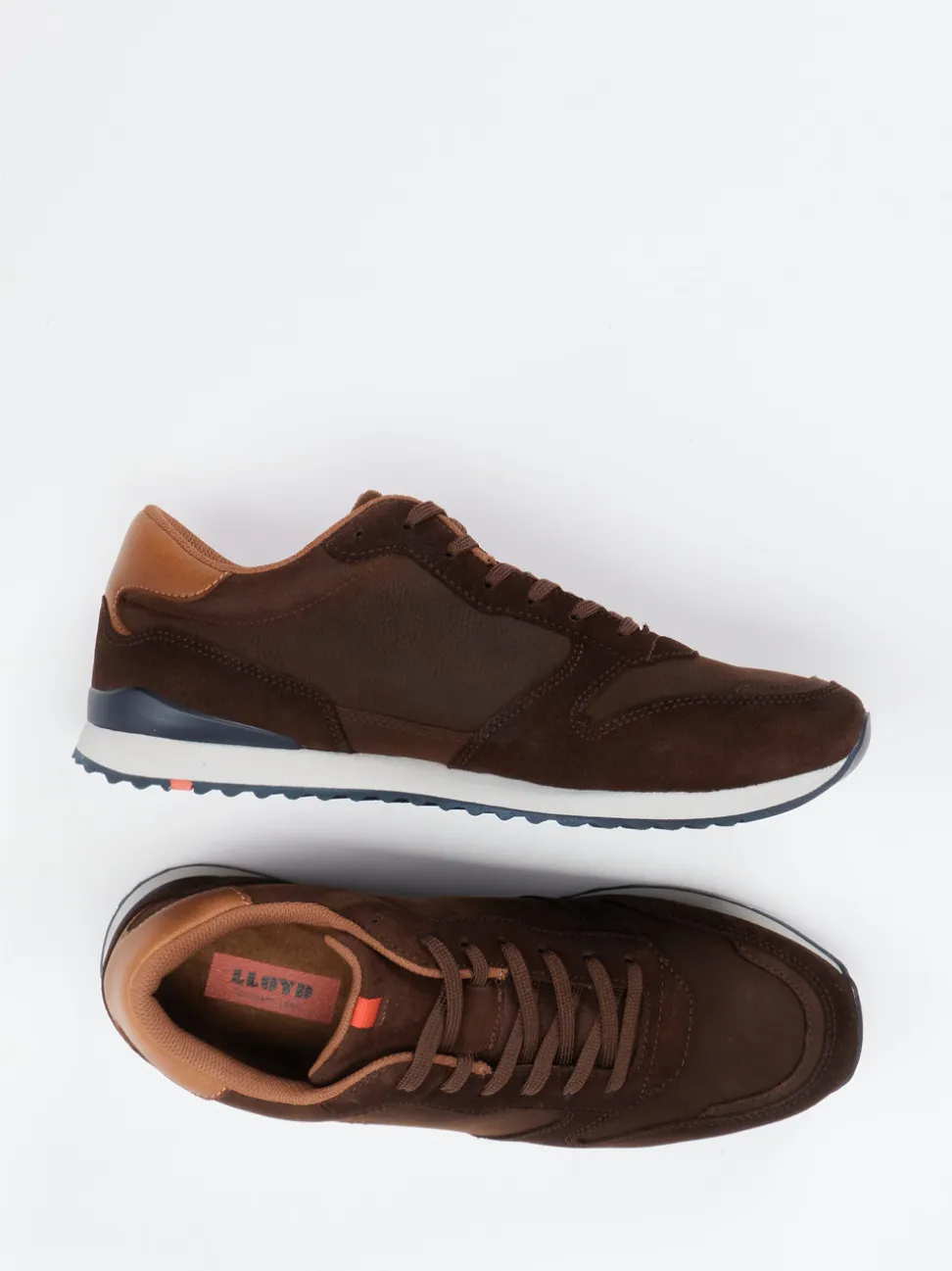 Lloyd – Sneaker aus Kalbleder in Braun