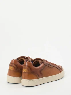 Lloyd – Sneaker aus Kalbleder in Cognacbraun