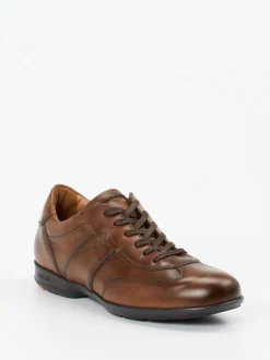 Lloyd – Sneaker aus Kalbleder Mittelbraun glänzend