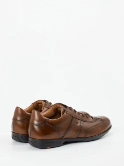 Lloyd – Sneaker aus Kalbleder Mittelbraun glänzend