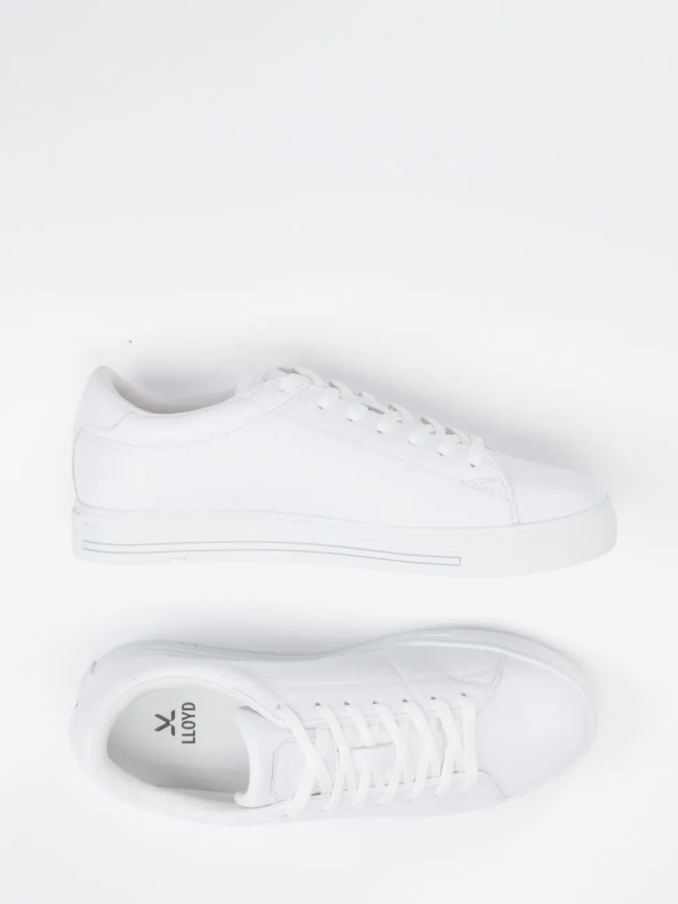 Lloyd – Sneaker aus Kalbleder in Weiß