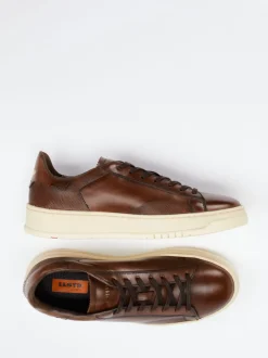 Lloyd – Sneaker aus Kalbleder in Dunkelbraun