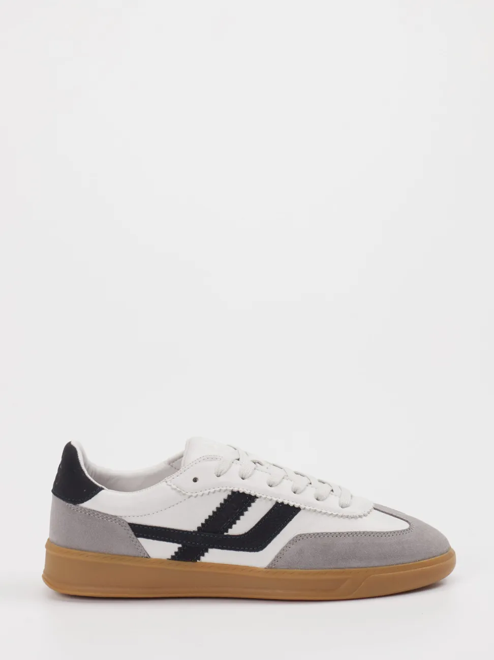 Lloyd – Sneaker aus Leder-Velours-Mix Weiß
