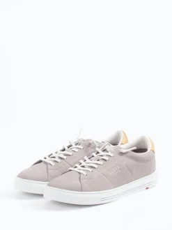 Lloyd – Sneaker aus Nubukleder in Hellgrau