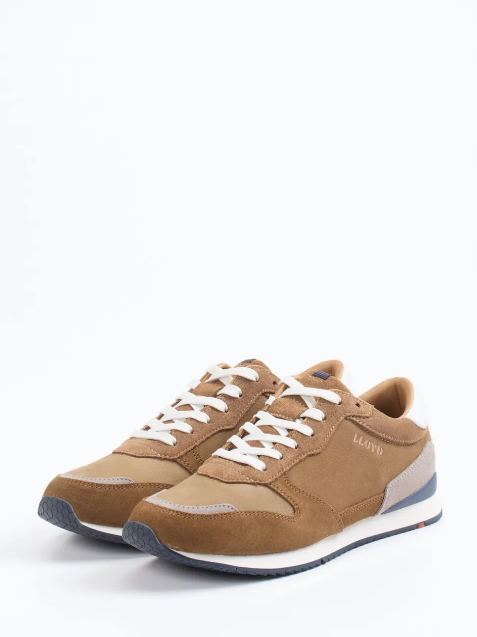 Lloyd – Sneaker aus Nubukleder cognacbraun