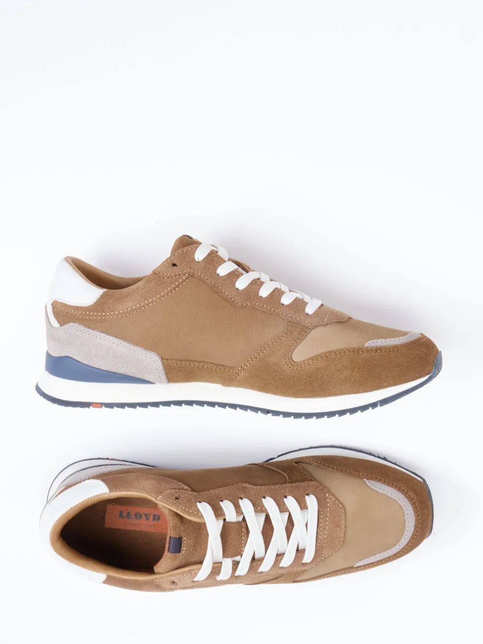 Lloyd – Sneaker aus Nubukleder cognacbraun