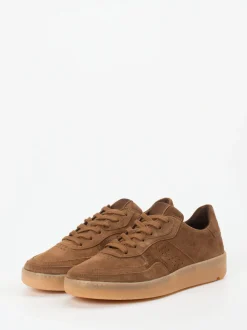 Lloyd – Sneaker aus Veloursleder in Braun