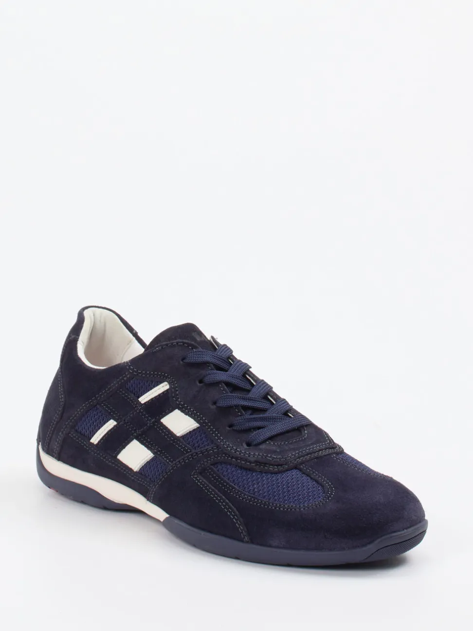 Lloyd – Sneaker aus Veloursleder dunkelblau