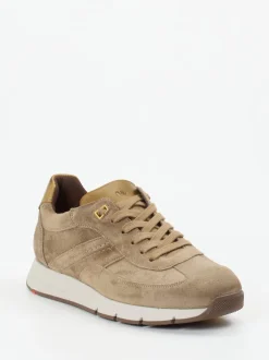 Lloyd – Sneaker aus Veloursleder sandfarben