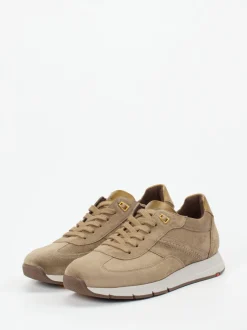 Lloyd – Sneaker aus Veloursleder sandfarben