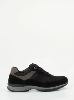 Lloyd – Sneaker aus Veloursleder in Schwarz