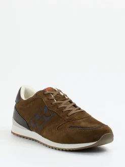 Lloyd – Sneaker aus Veloursleder in Braun