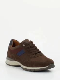 Lloyd – Sneaker aus Veloursleder in Dunkelbraun