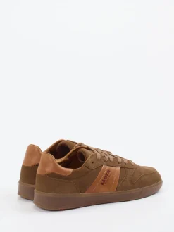 Lloyd – Sneaker aus Veloursleder mittelbraun