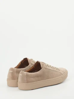 Lloyd – Sneaker aus Veloursleder in Beigebraun
