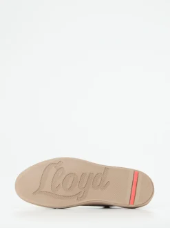 Lloyd – Sneaker aus Veloursleder in Beigebraun