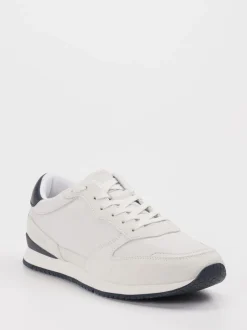 Lloyd – Sneaker aus Velours- und Glattleder Offwhite