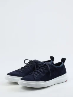 Lloyd – Sneaker aus Ziegenveloursleder Dunkelblau