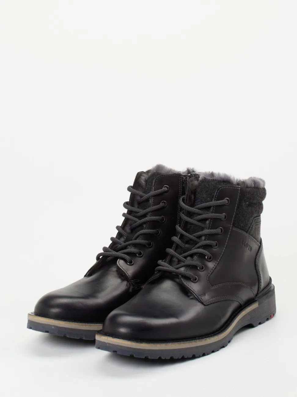 Lloyd – Winter-Boots aus Kalbleder dunkelgrau