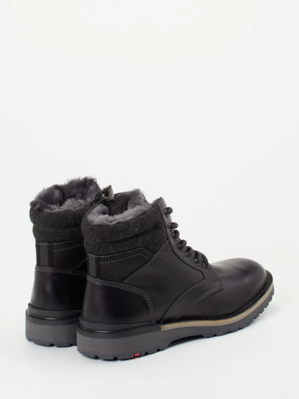 Lloyd – Winter-Boots aus Kalbleder dunkelgrau