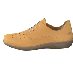 Loints of Holland – Schnürschuhe aus Nubukleder senfgelb