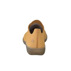 Loints of Holland – Schnürschuhe aus Nubukleder senfgelb