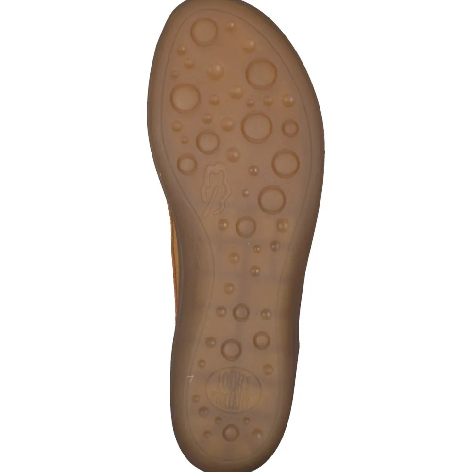 Loints of Holland – Schnürschuhe aus Nubukleder senfgelb