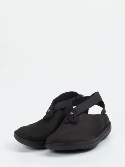 Loints of Holland – Slingback-Clogs aus Nubukleder schwarz