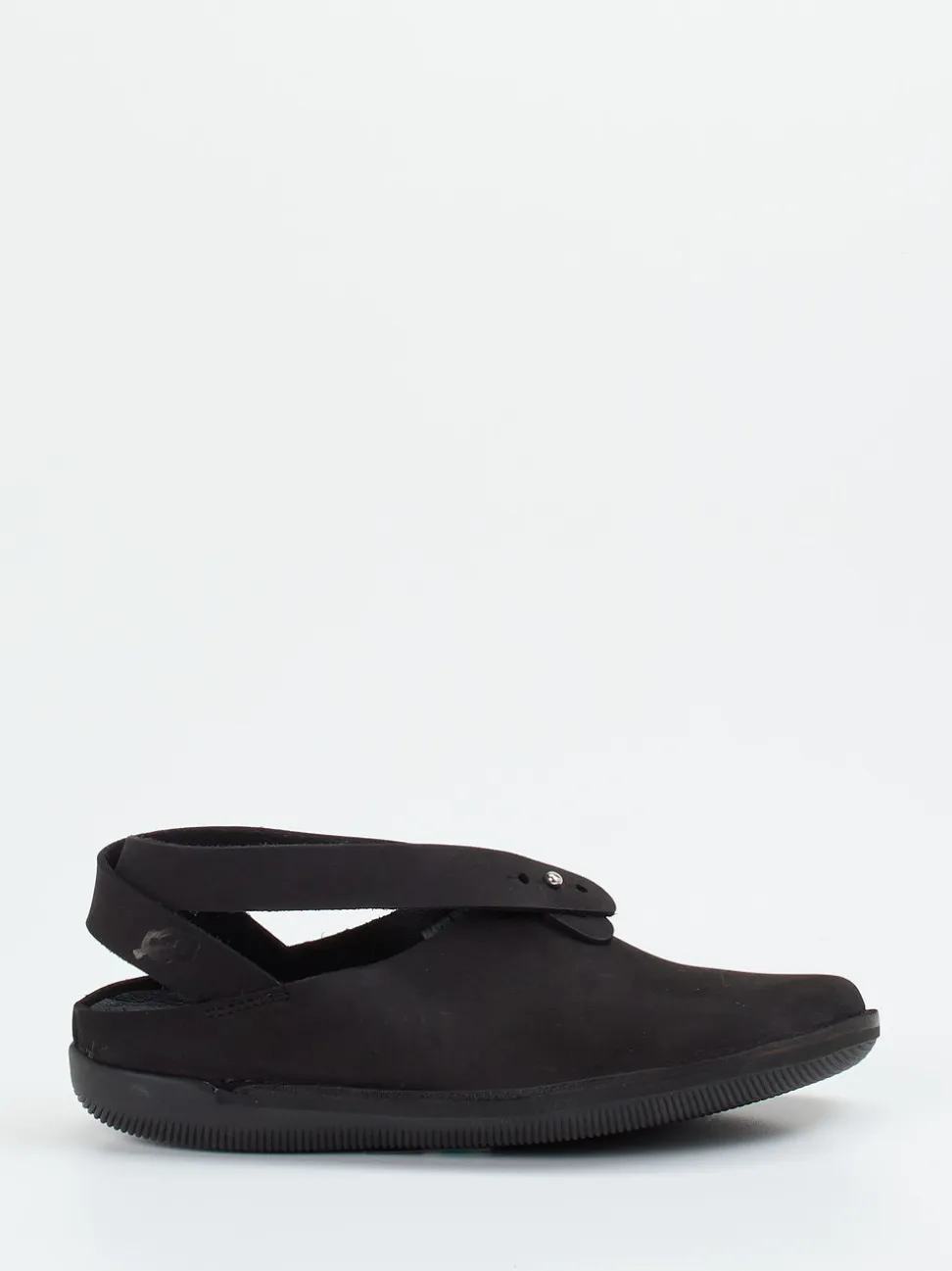 Loints of Holland – Slingback-Clogs aus Nubukleder schwarz