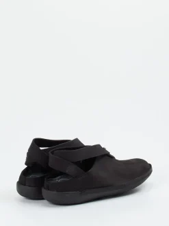 Loints of Holland – Slingback-Clogs aus Nubukleder schwarz