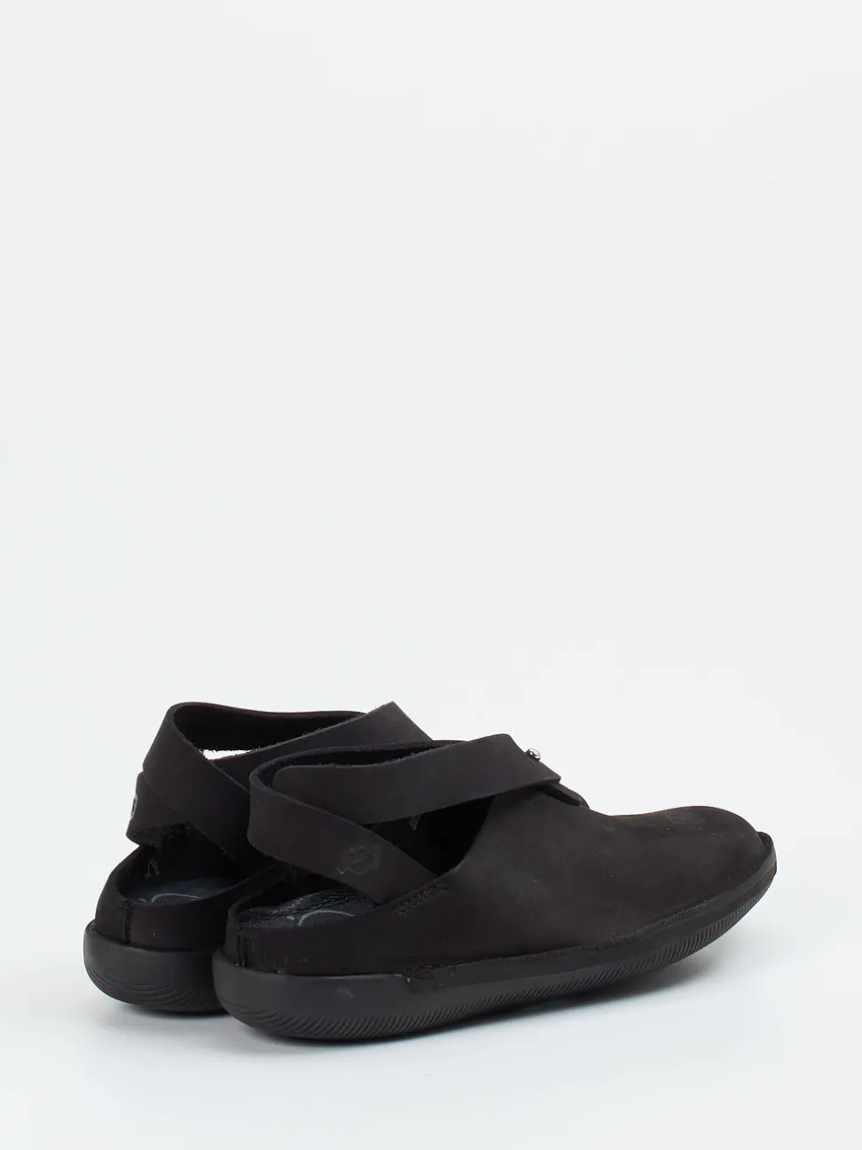Loints of Holland – Slingback-Clogs aus Nubukleder schwarz
