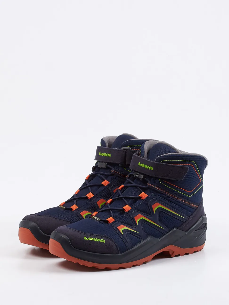 Lowa – Klettboots aus Veloursleder Dunkelblau