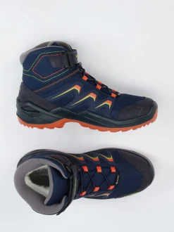 Lowa – Klettboots aus Veloursleder Dunkelblau