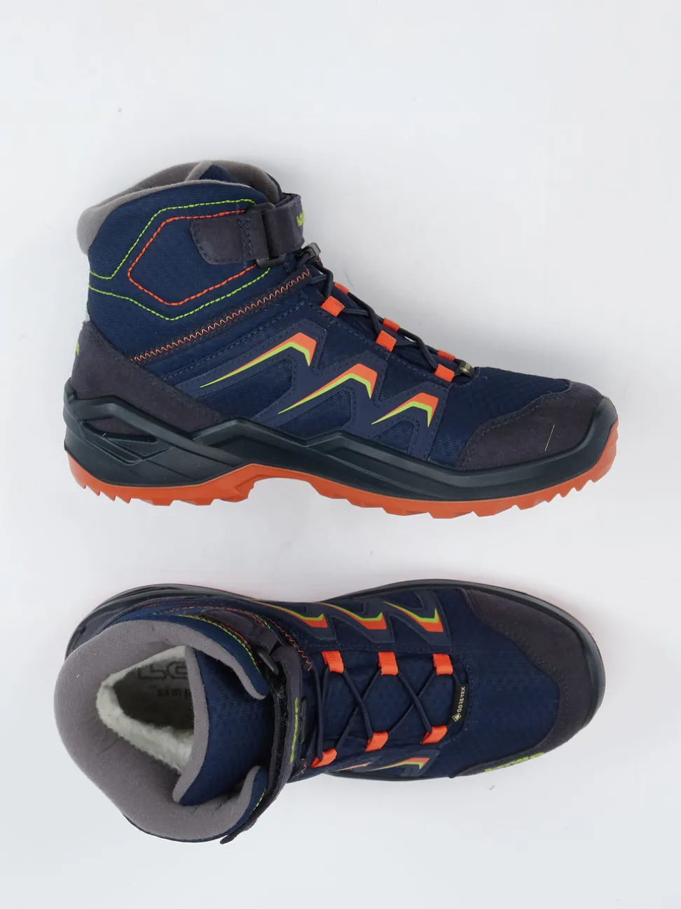 Lowa – Klettboots aus Veloursleder Dunkelblau