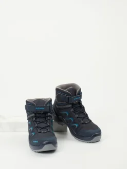 Lowa – Klettboots aus Veloursleder Dunkelblau