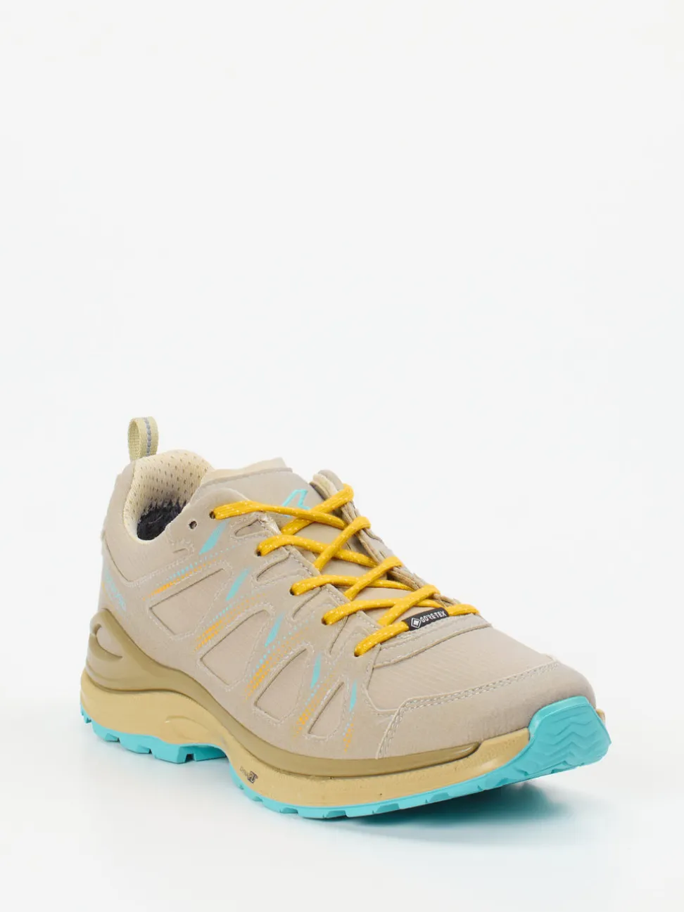 Lowa – Trailrunning-Schnürschuh aus Textilmesh beige