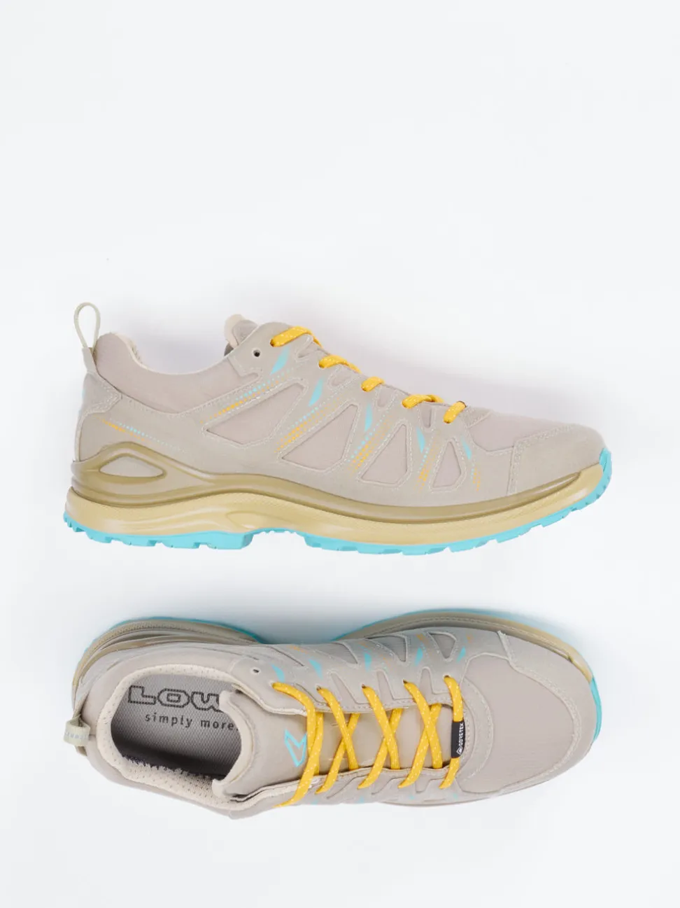 Lowa – Trailrunning-Schnürschuh aus Textilmesh beige