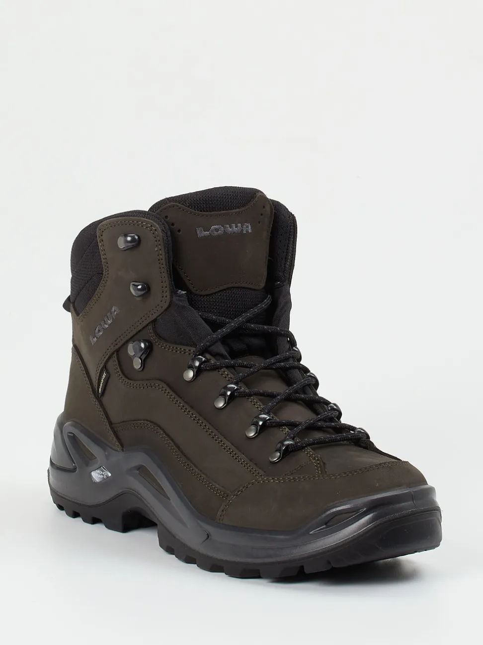 Lowa – Trekkingstiefel aus Nubukleder Dunkeloliv