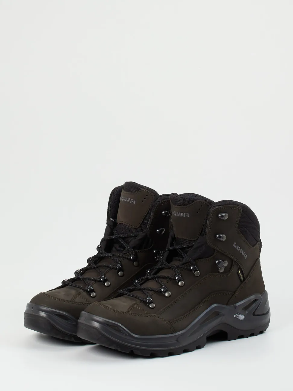 Lowa – Trekkingstiefel aus Nubukleder Dunkeloliv