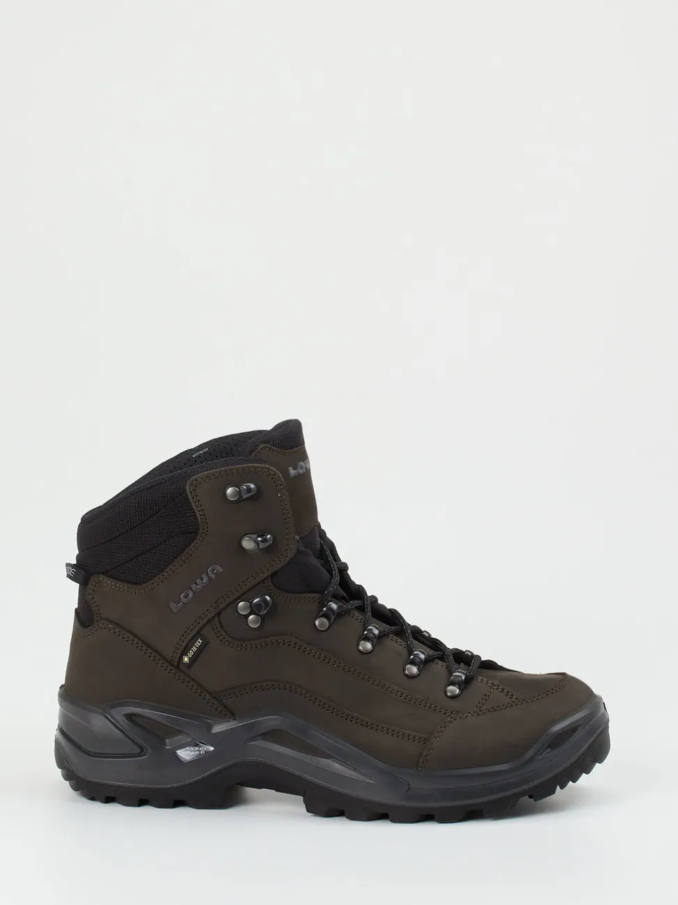 Lowa – Trekkingstiefel aus Nubukleder Dunkeloliv