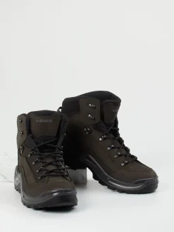 Lowa – Trekkingstiefel aus Nubukleder Dunkeloliv