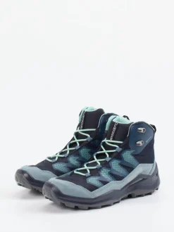 Lowa – Wanderschuh aus Veloursleder und Mesh blau
